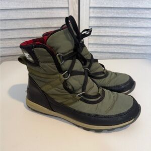 Sorel Whitney Winter Short Lace Boots Women’s Size 8